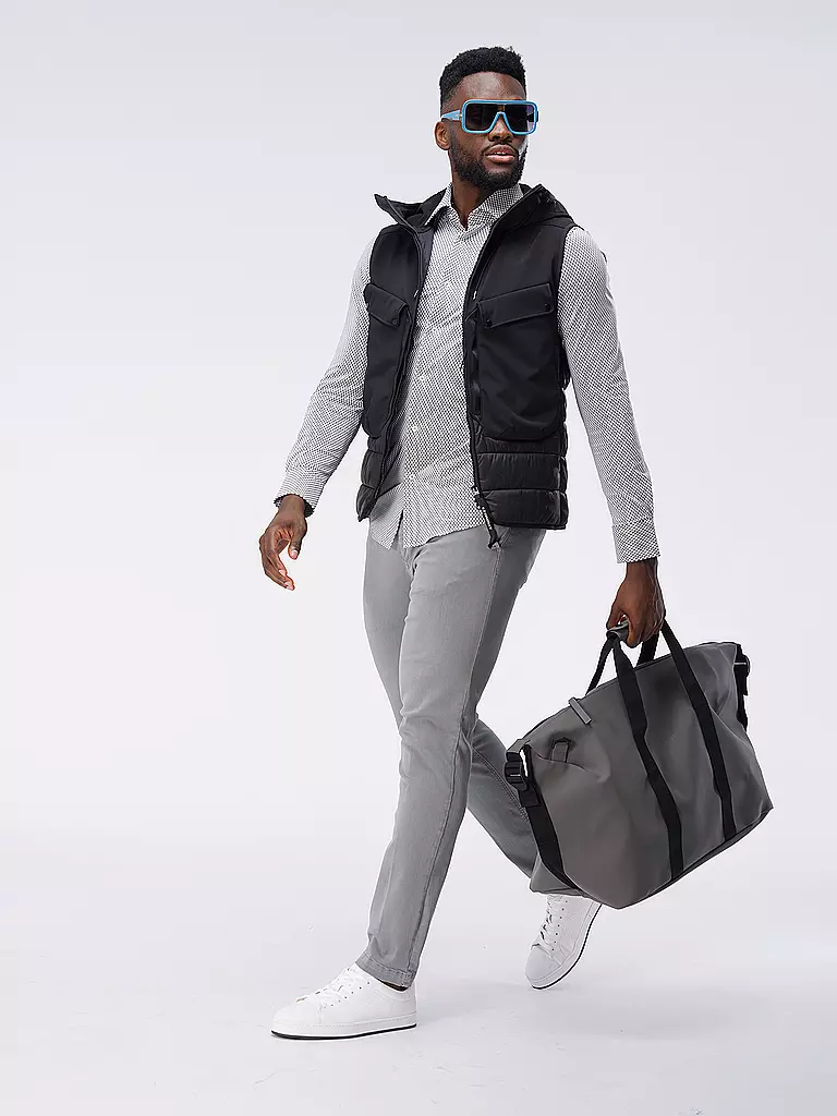 RAINS Tasche - Weekender HILO grau