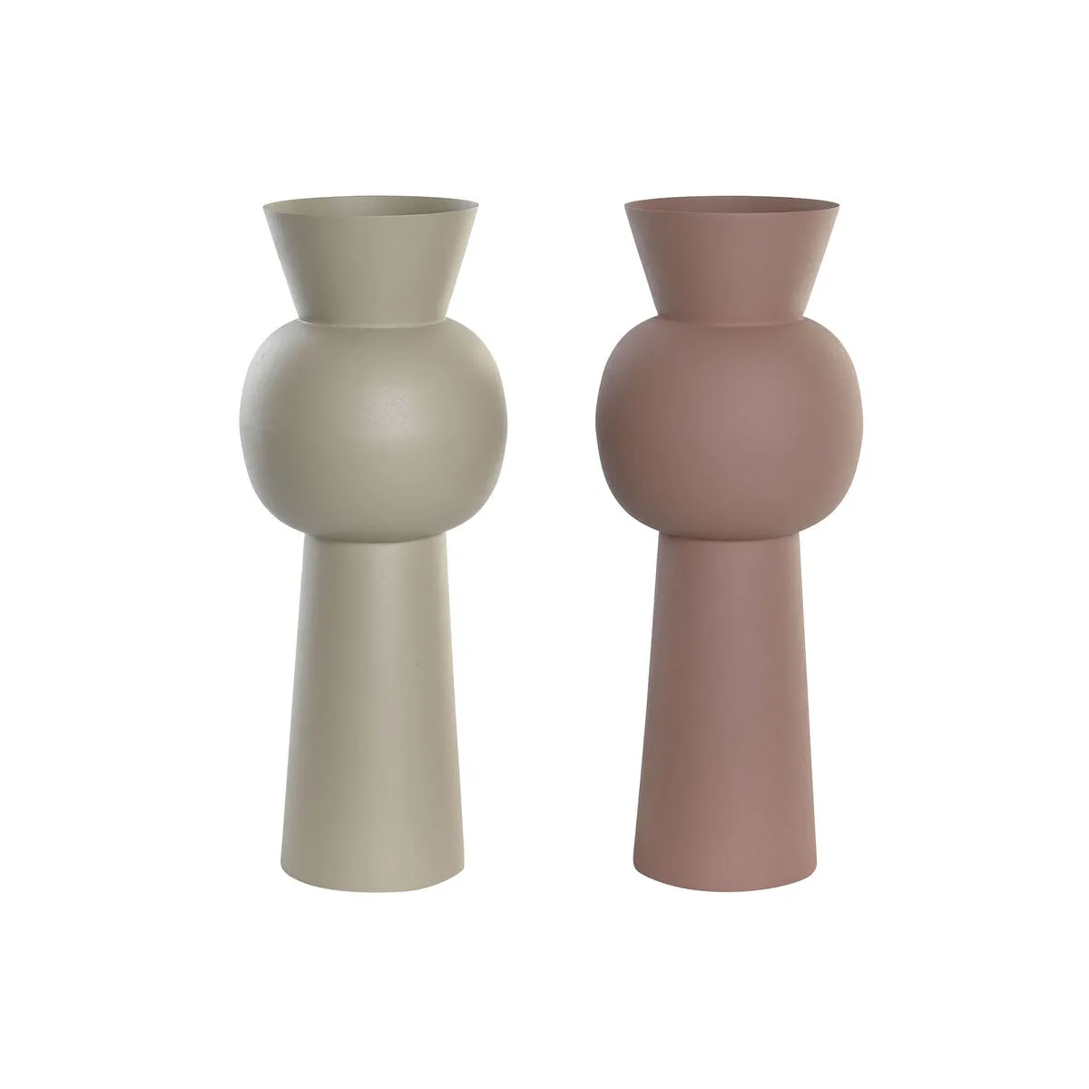DKD Home Decor Vase Beige Rose