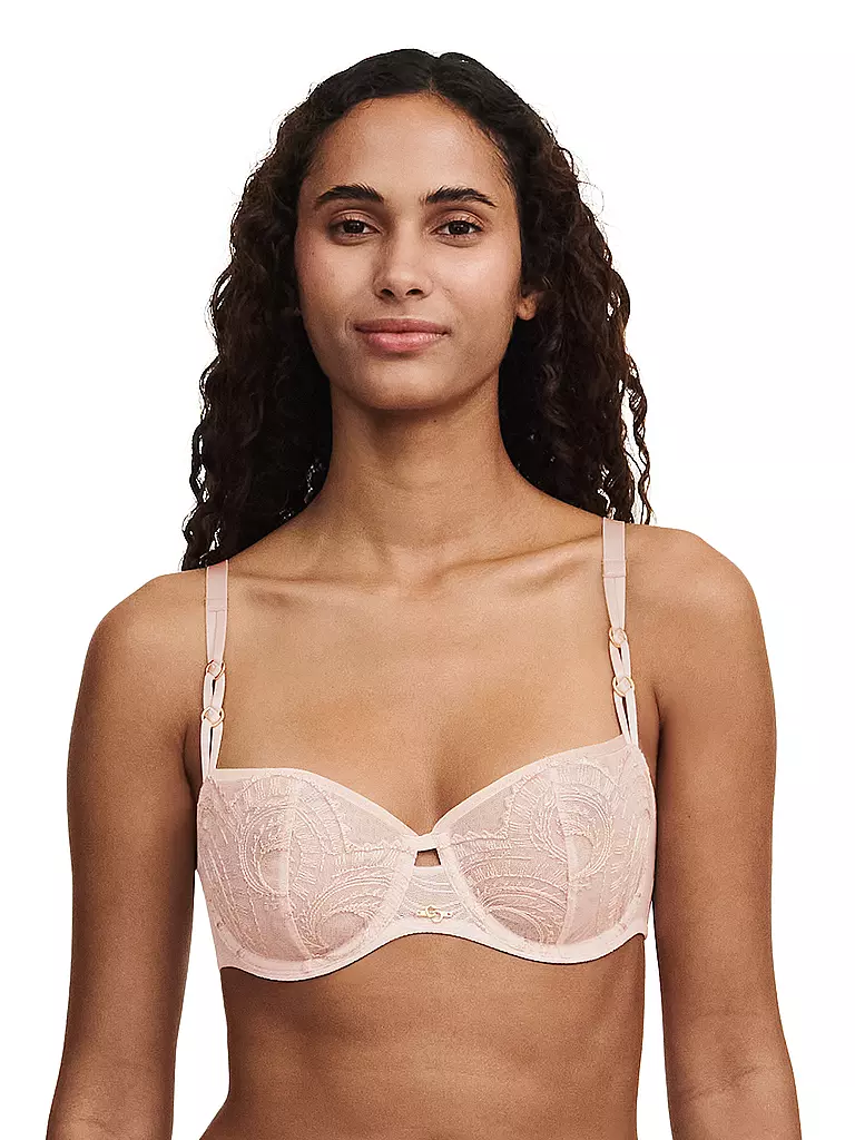 CHANTELLE Balconette BH MYSTIC CREAM taffeta pink rosa