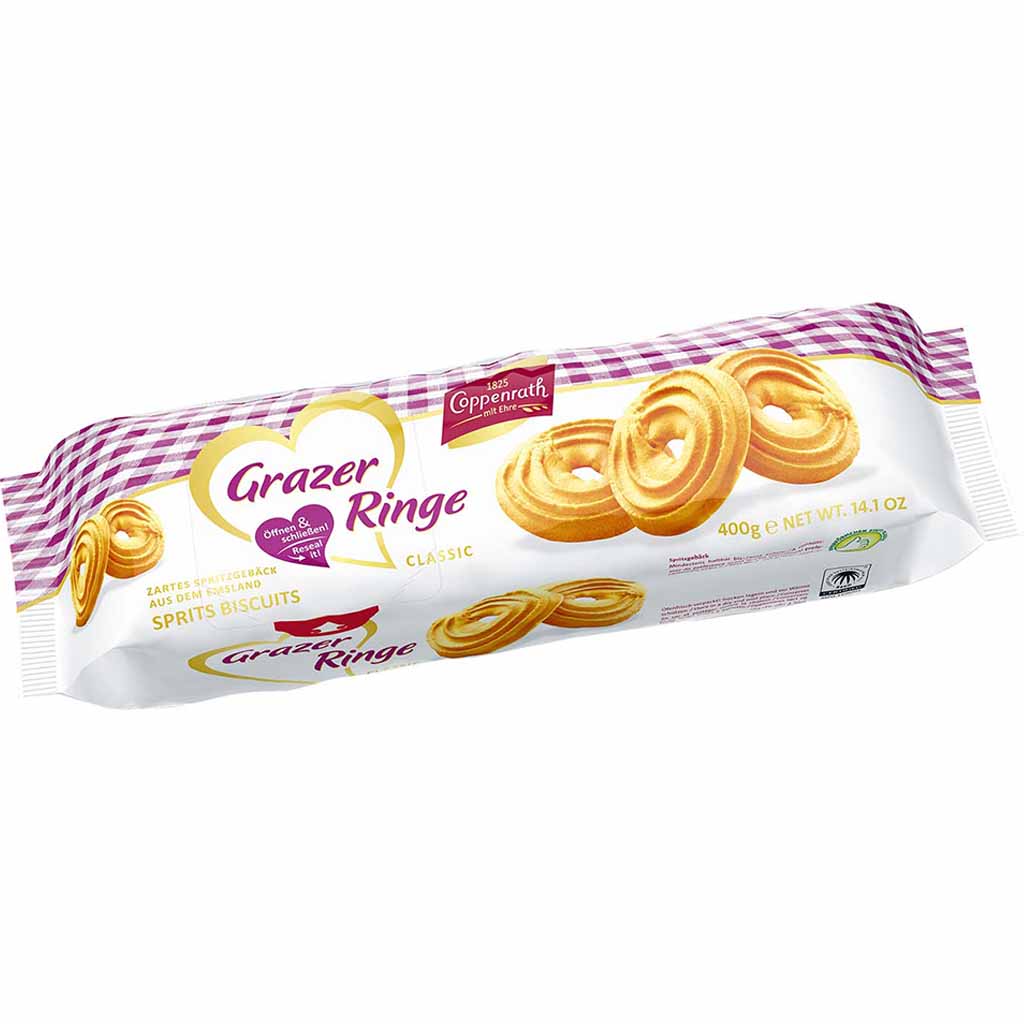 Coppenrath Classic Grazer Ringe 400g MHD:27.8.25