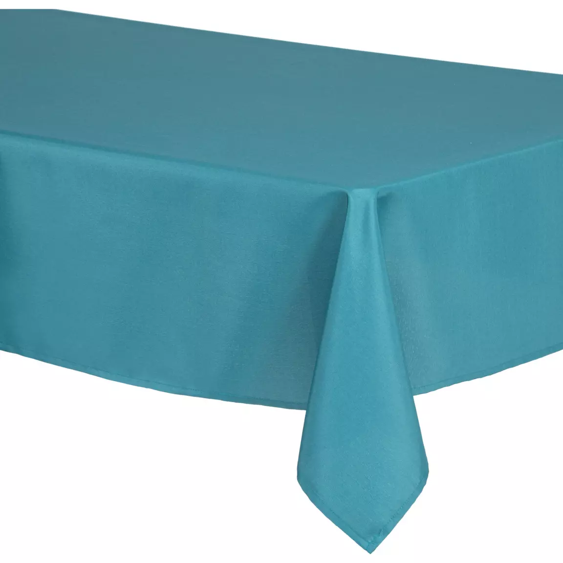 Nappe rectangulaire anti tache (150 x 300 cm) Mina Bleu canard