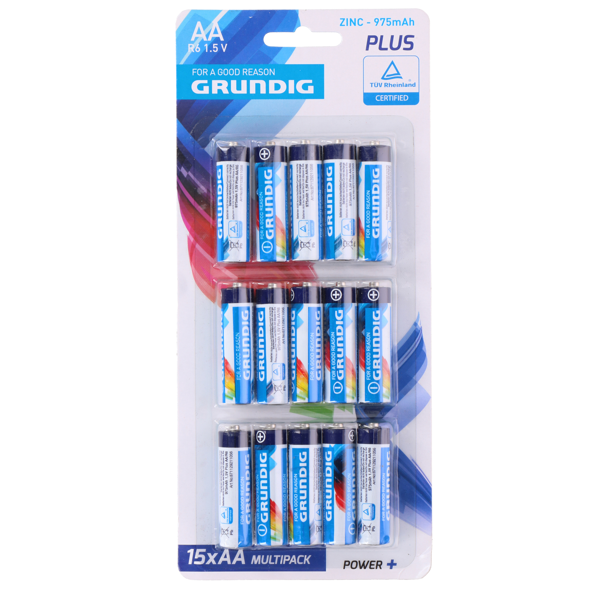 Batterie AA GRUNDIG Power Plus 15 Stk.