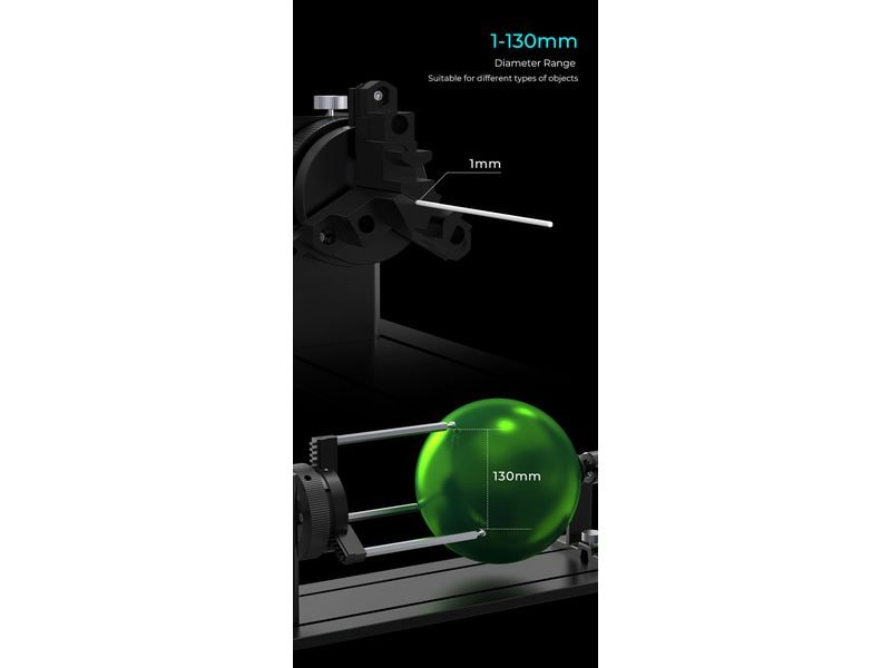 Creality Dreh Kit Pro zum Falcon 2 Drehkit mit vier Erhöhungen für Creality Falcon 2