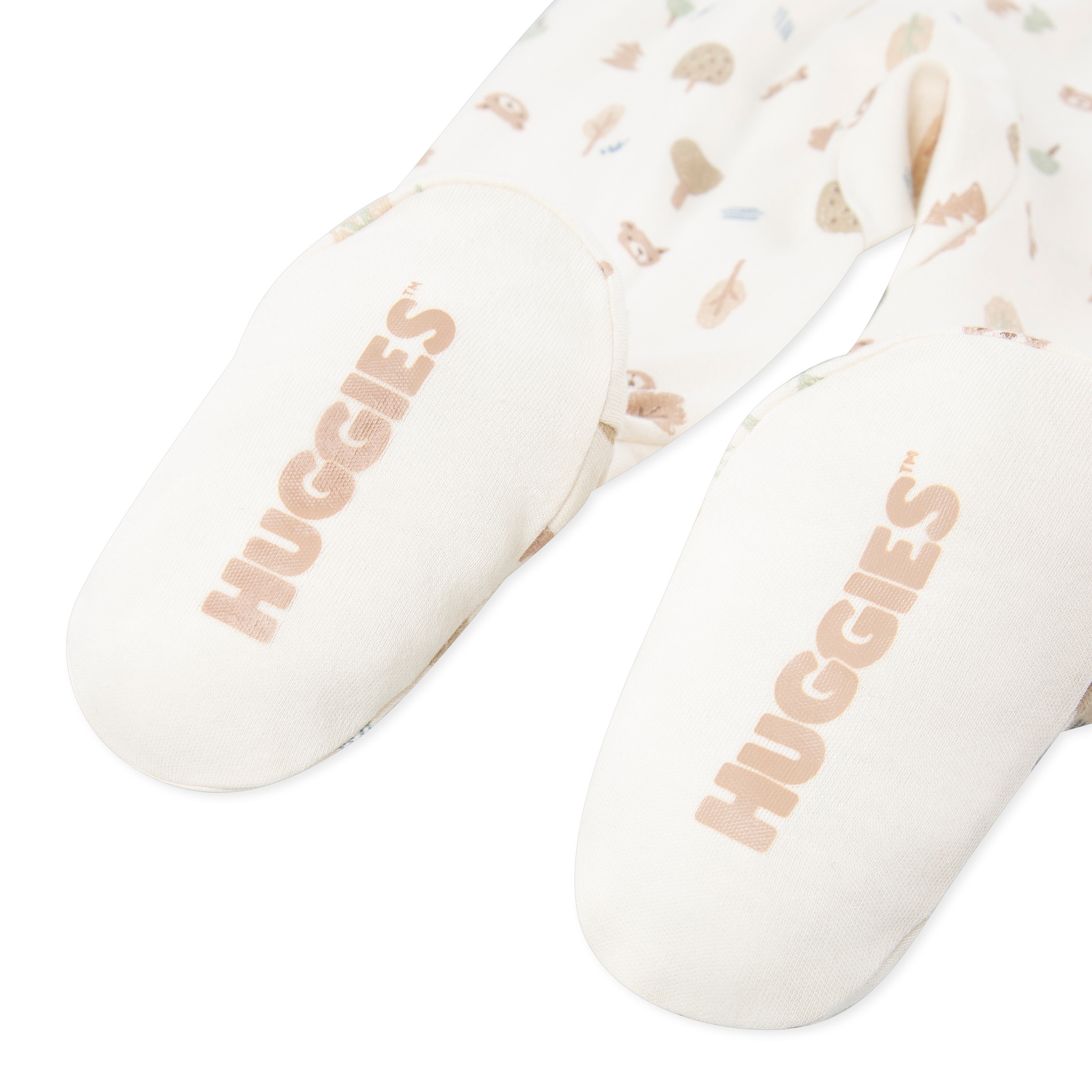 HUGGIES babywear Strampler »HUGB FOOTED COVERALL« allover mit Bärchen und Sternen bedruckt