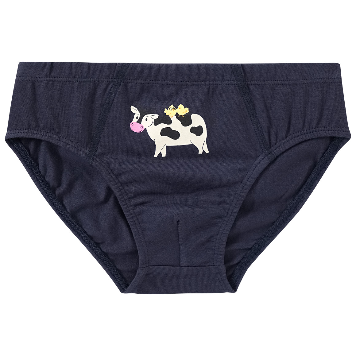 Topolino 3 Jungen Slips mit Tier-Motiven grün / dunkelblau
