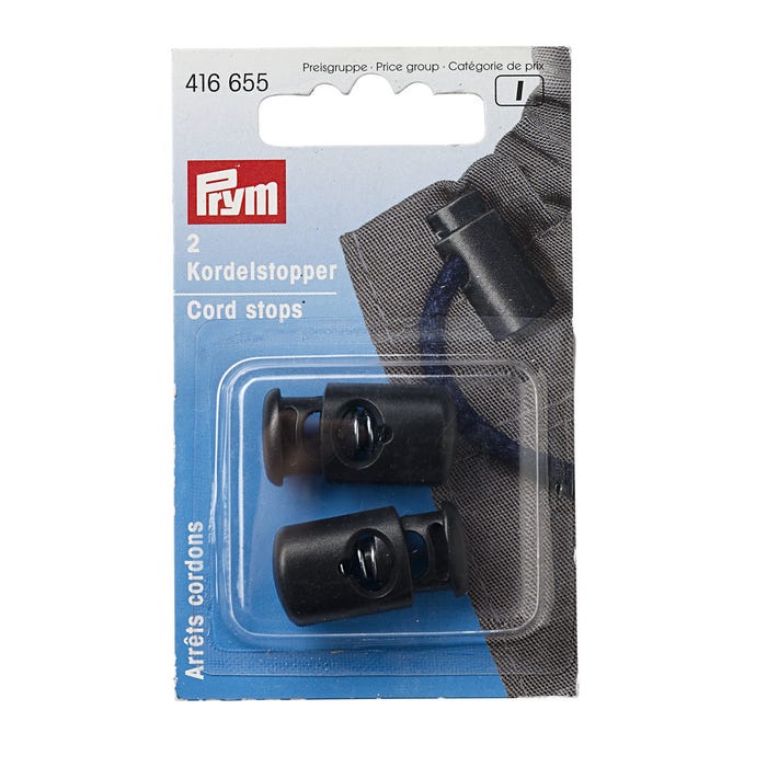 Prym-Set van 2 koordstoppers met 1 gaatje