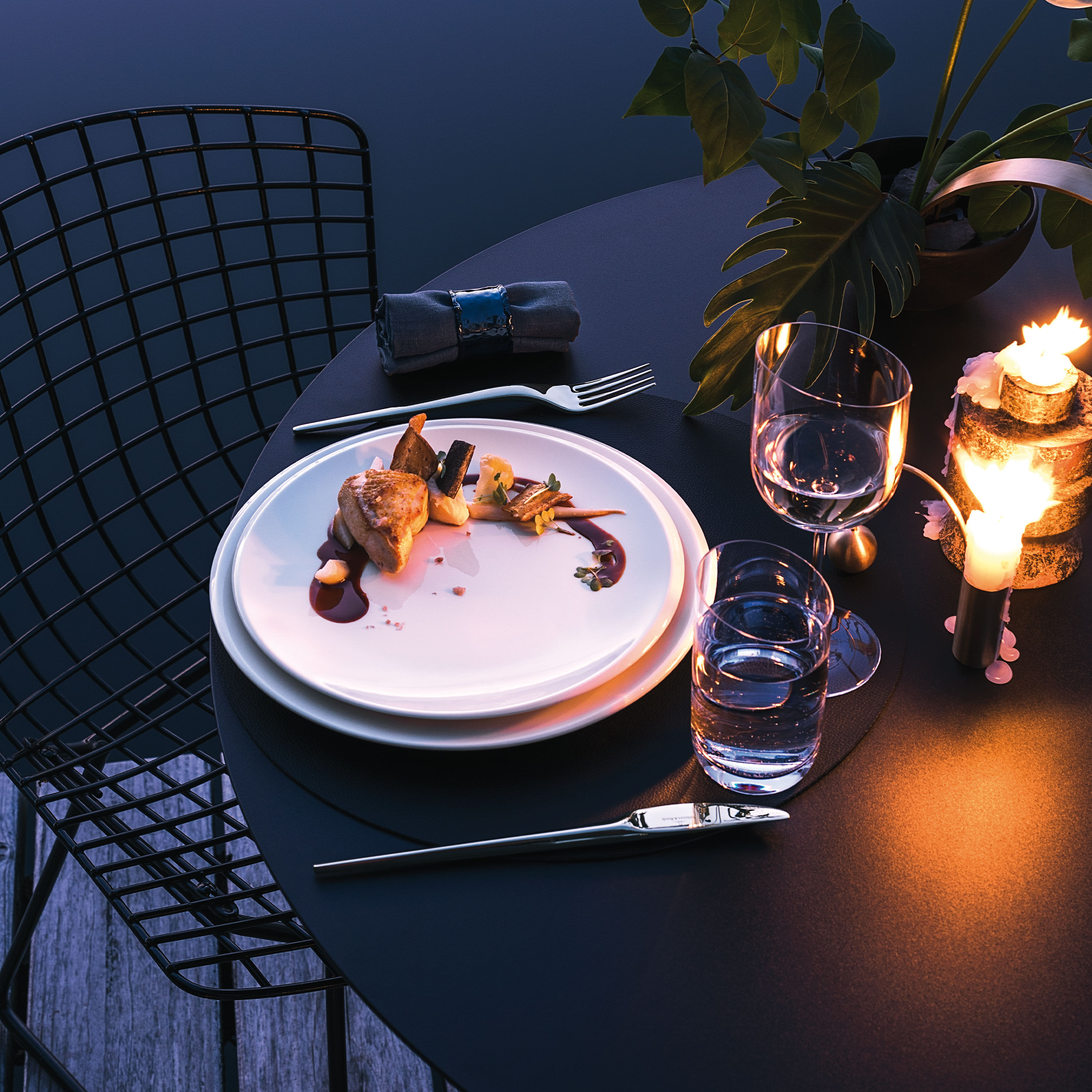 NewMoon Dinner plate White, 10.7'', Premium Porcelain