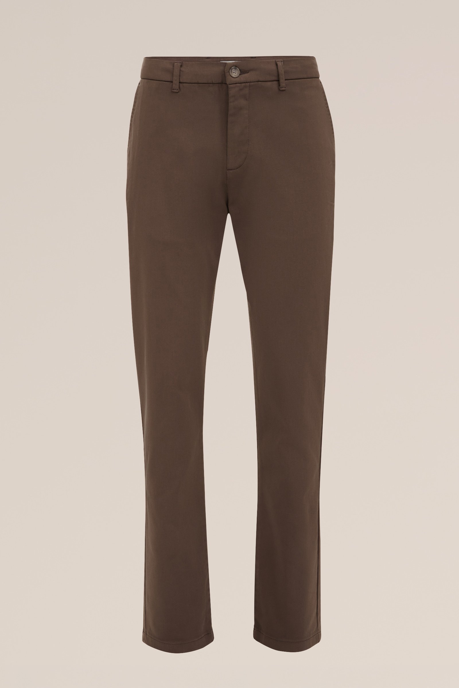 slim fit chino van jog kwaliteit Fundamentals Taupe