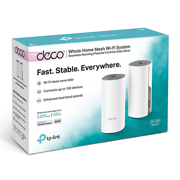 Système WiFi Mesh 1,2 Gigabit + 2 ports Fast Ethernet TP-Link