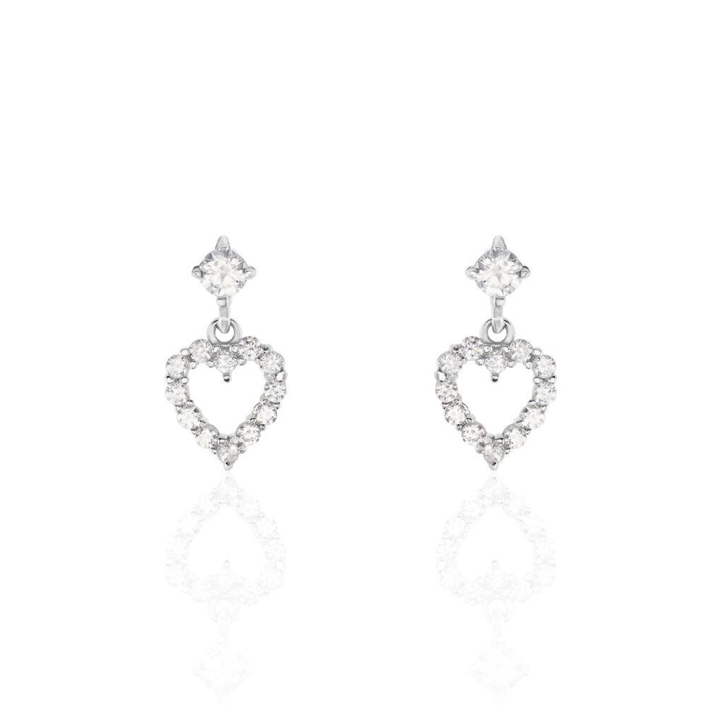 Boucles D'oreilles Puces Leherennus Argent Oxyde De Zirconium