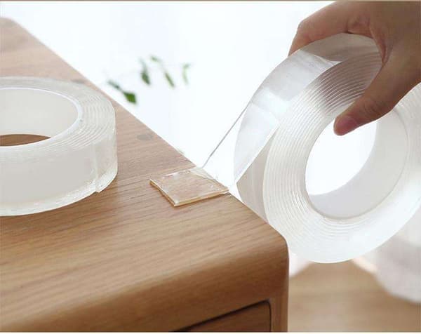Nanotape Gjenbrukbar Dobbeltklebende Gjennomsiktig - 3M