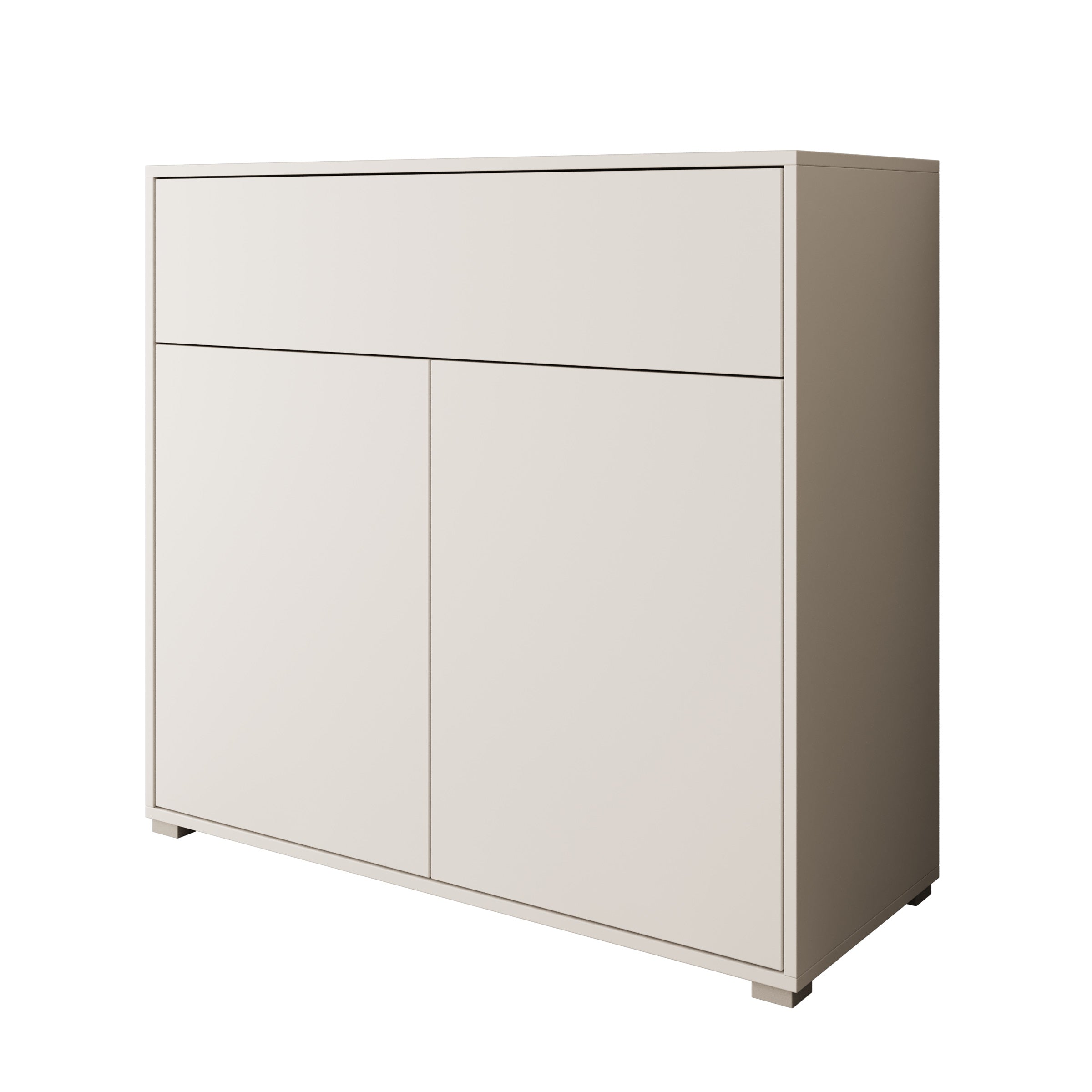 Meubella - Gideon - Dressoir - Wit - 100x40x93 cm