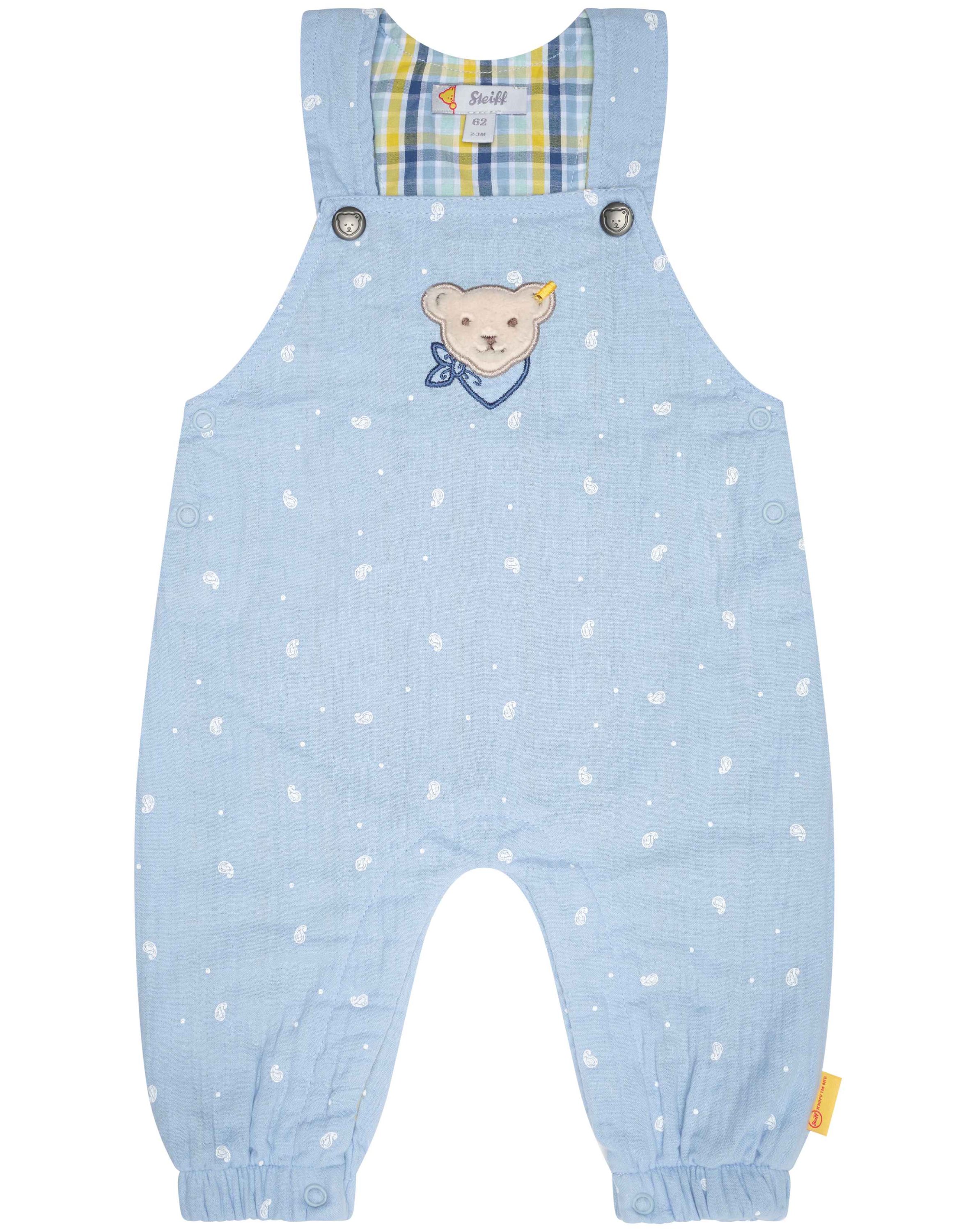 Latzhose MANS in chambray blue