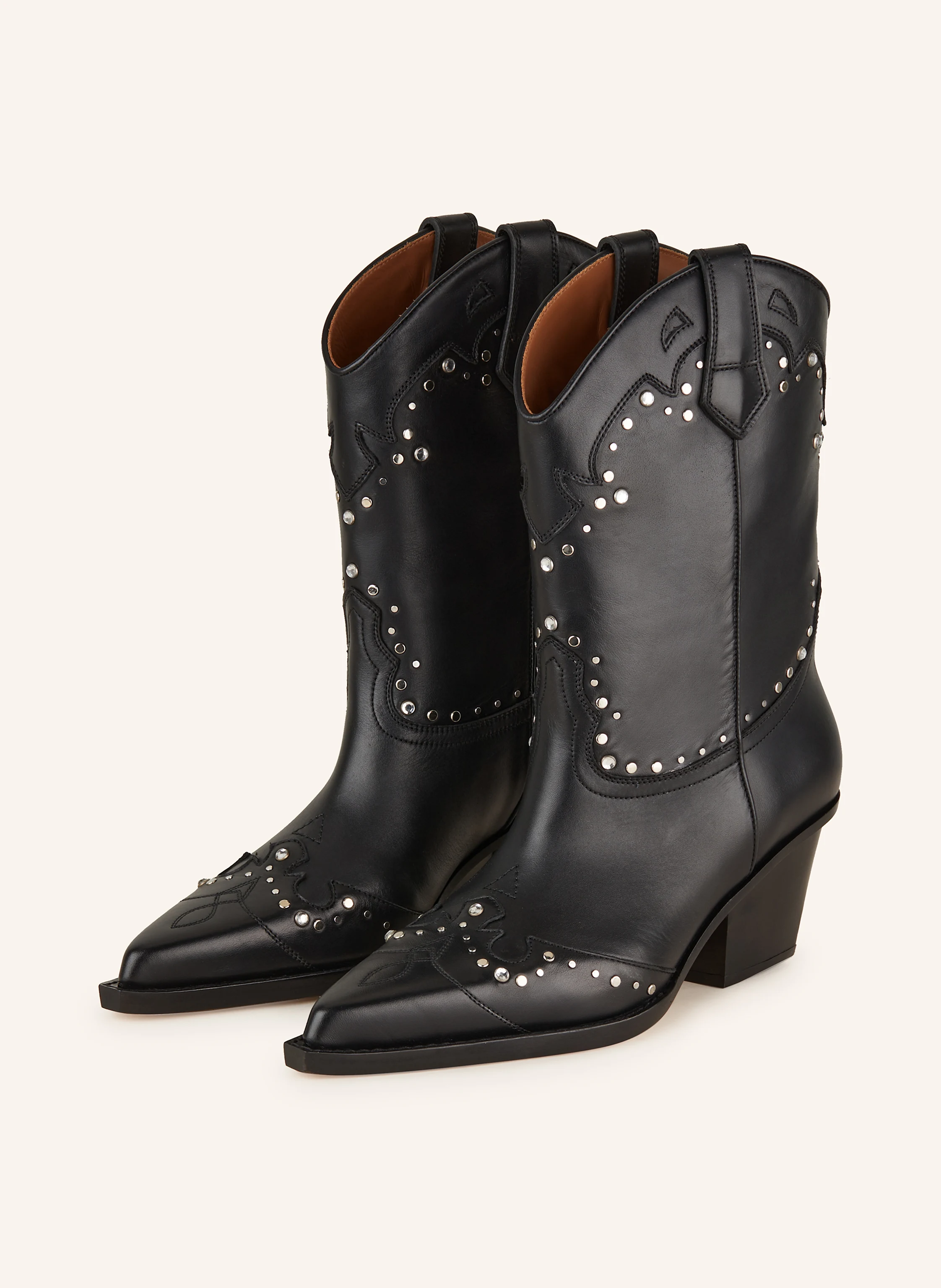PARIS TEXAS Cowboy Boots JANICE mit Schmucksteinen