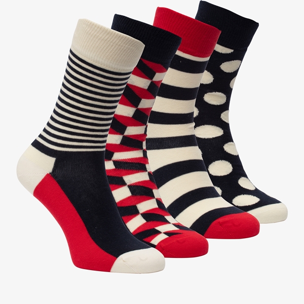 Happy Socks Giftbox - 4 paar sokken met print