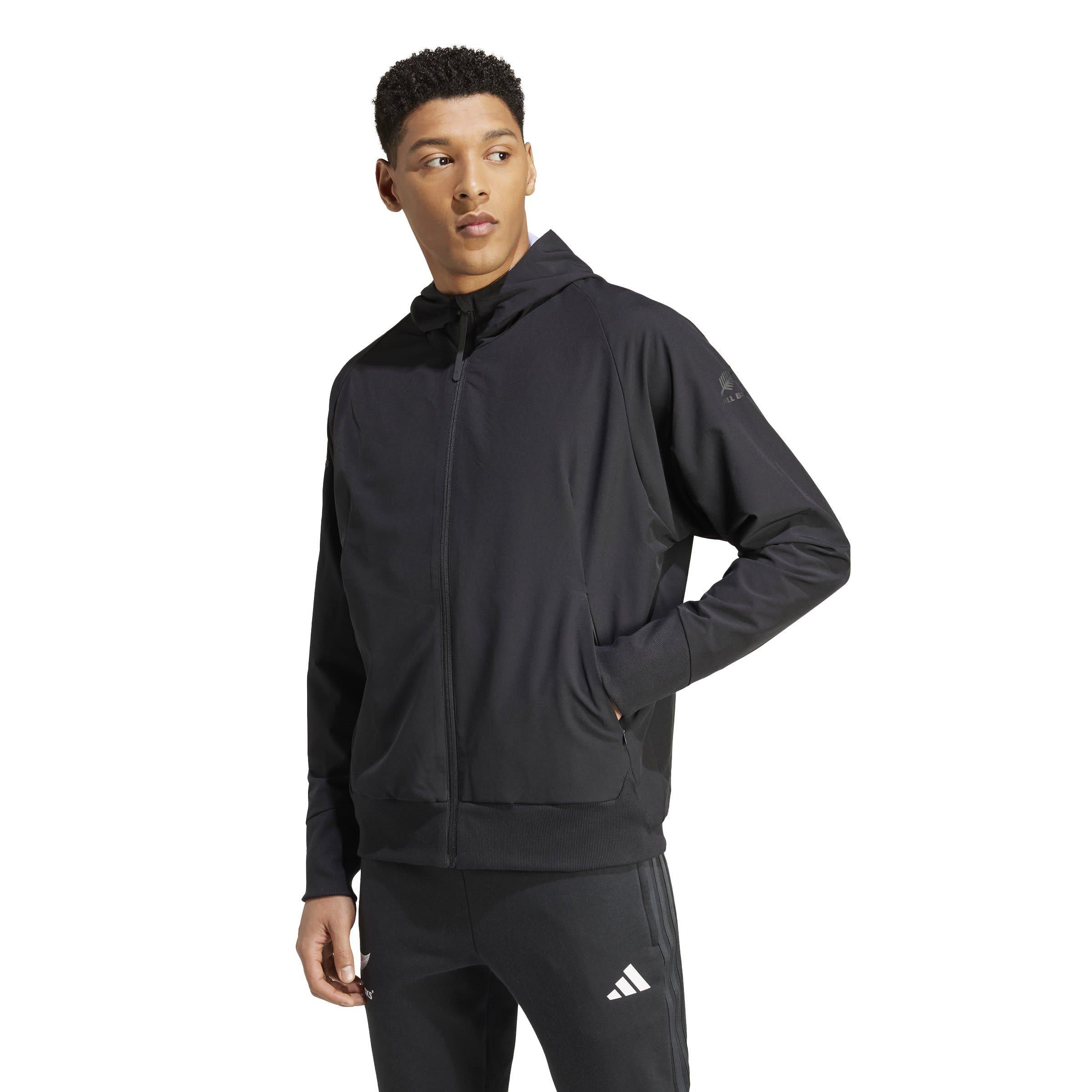 adidas All Blacks Woven Full Zip Hoodie 2024 Adults