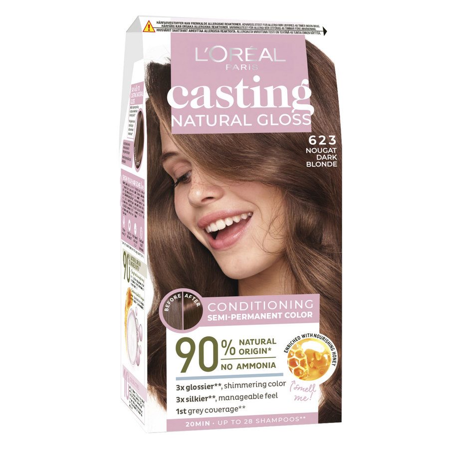 L'Oréal Paris Casting Natural Gloss 623 Nougat Dark Blonde
