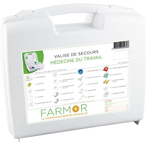 Valise de secours Médecine du travail