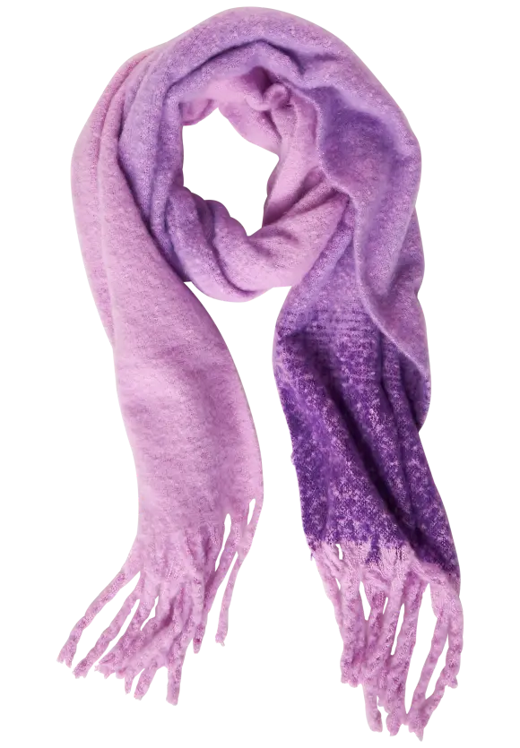 Schal mit Farbverlauf - bright rose