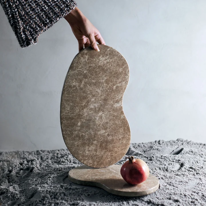 Muubs - Suji Tapas Servierbrett, 40 x 23 cm, sand