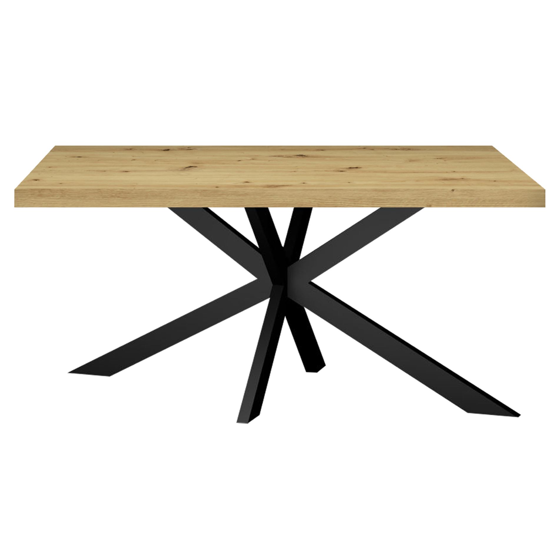 Esstisch - Artisan Eiche - schwarz - 175 cm