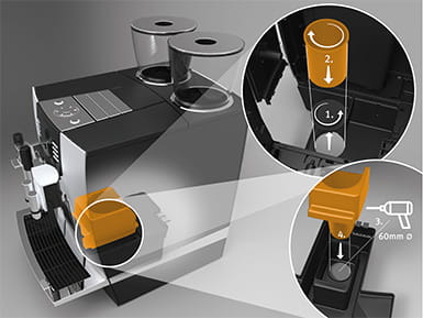 Set d’éjection de marc de café GIGA