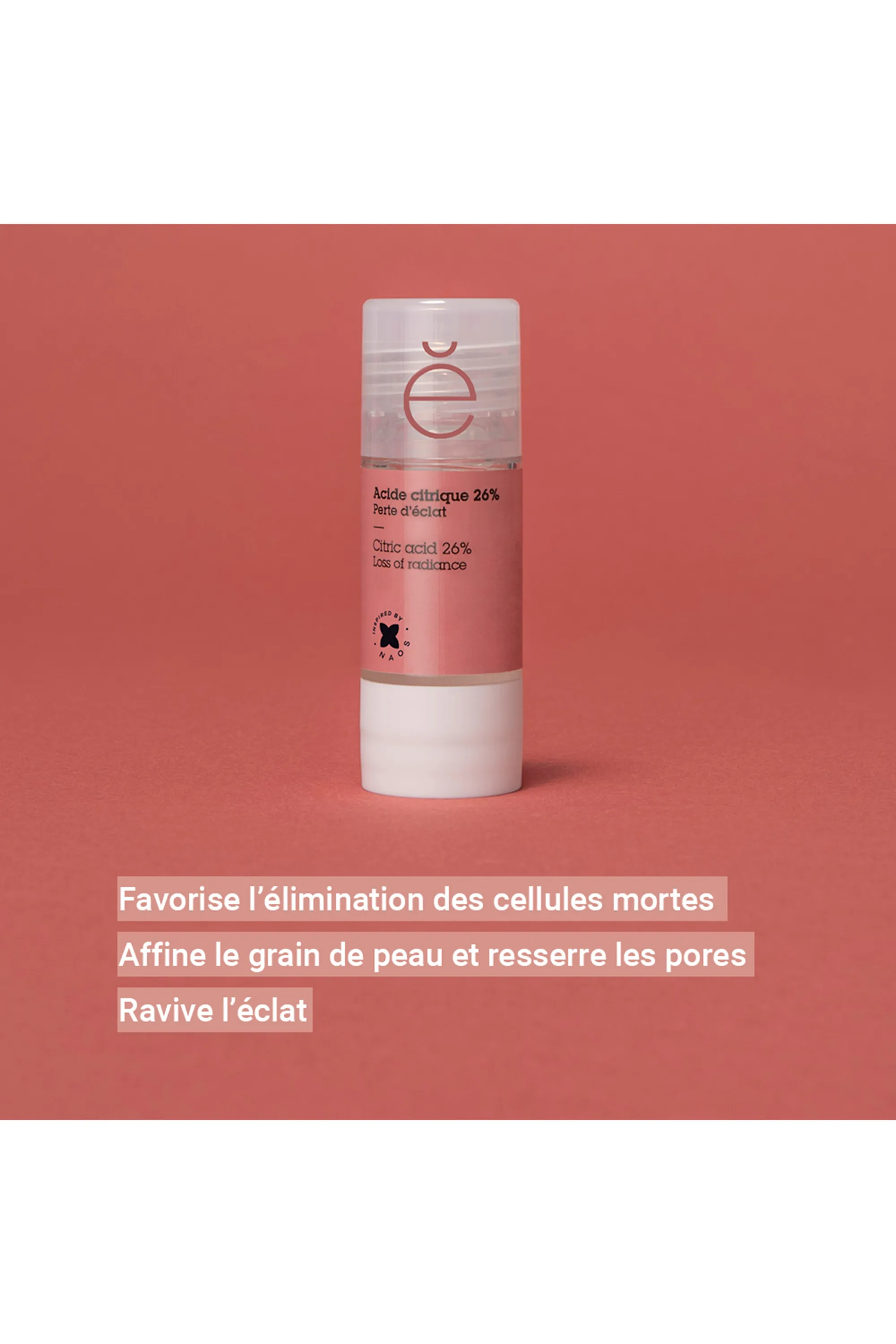 Etat Pur Actif pur Acide Citrique 26% perte d’éclat / hyperpigmentation-15 ml