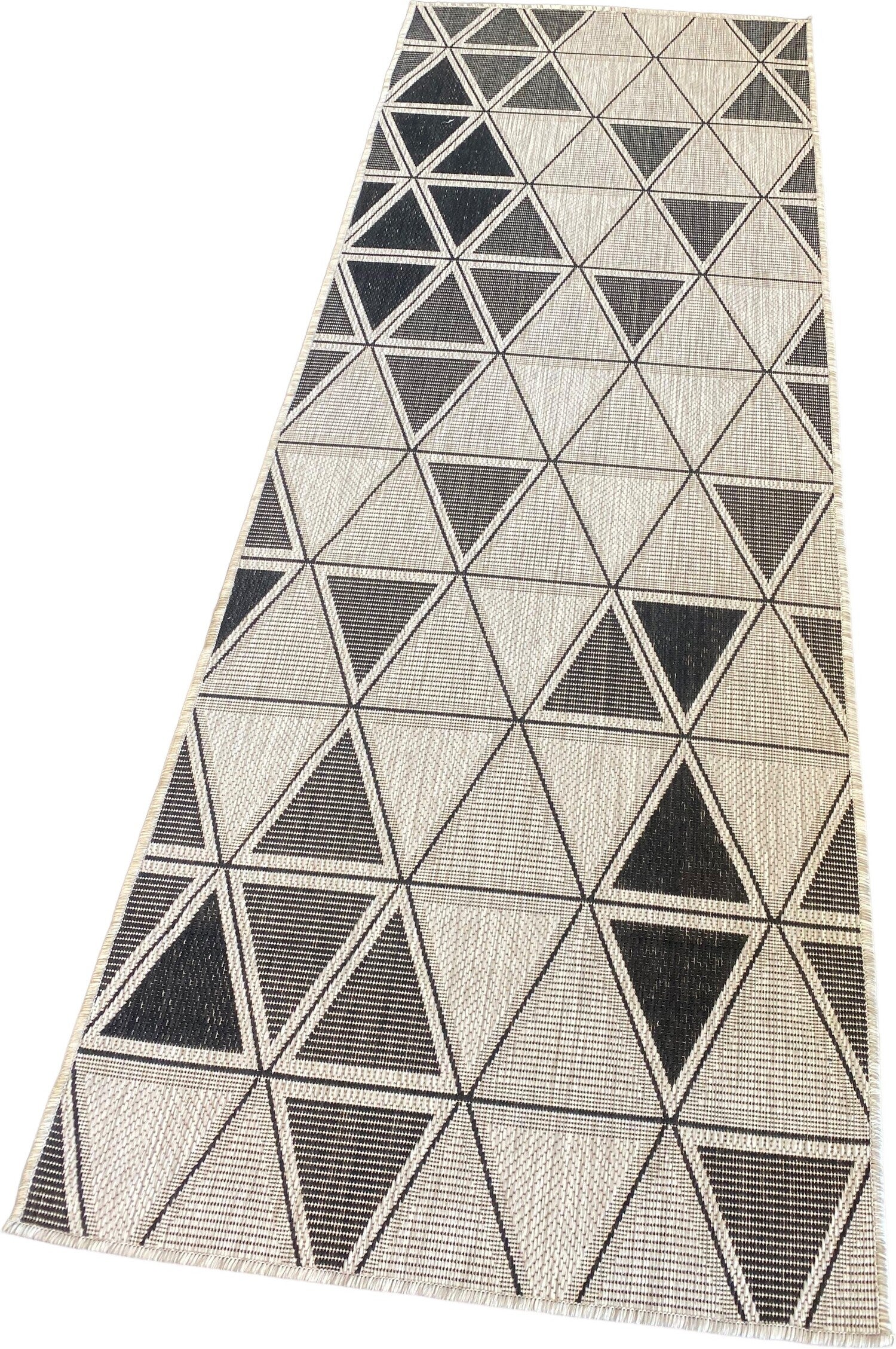 Human Comfort buitenkleed Kadena grijs / beige 80 x 230 cm