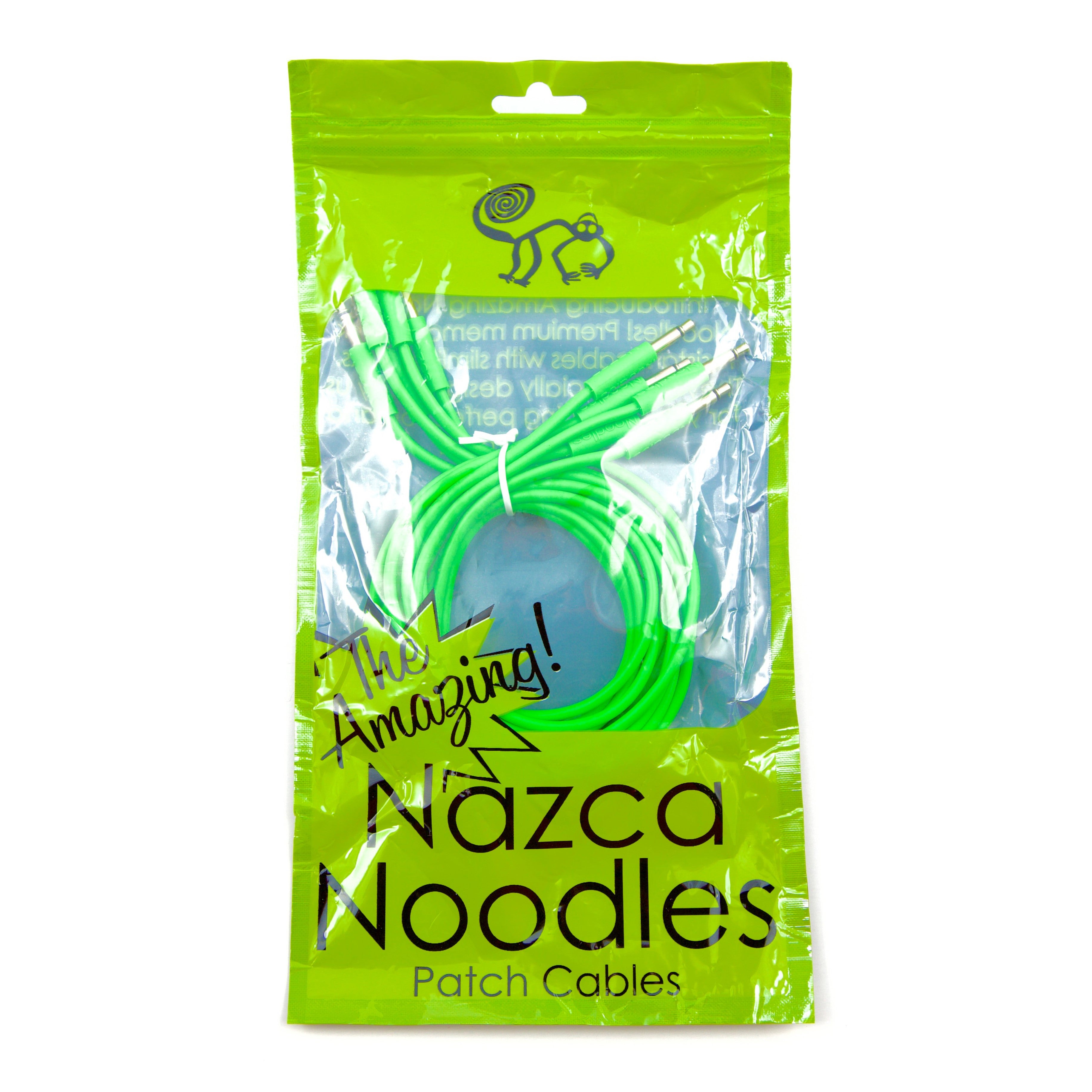 Cre8audio Nazca Noodles Green 75 cm patchkabels (5 stuks)