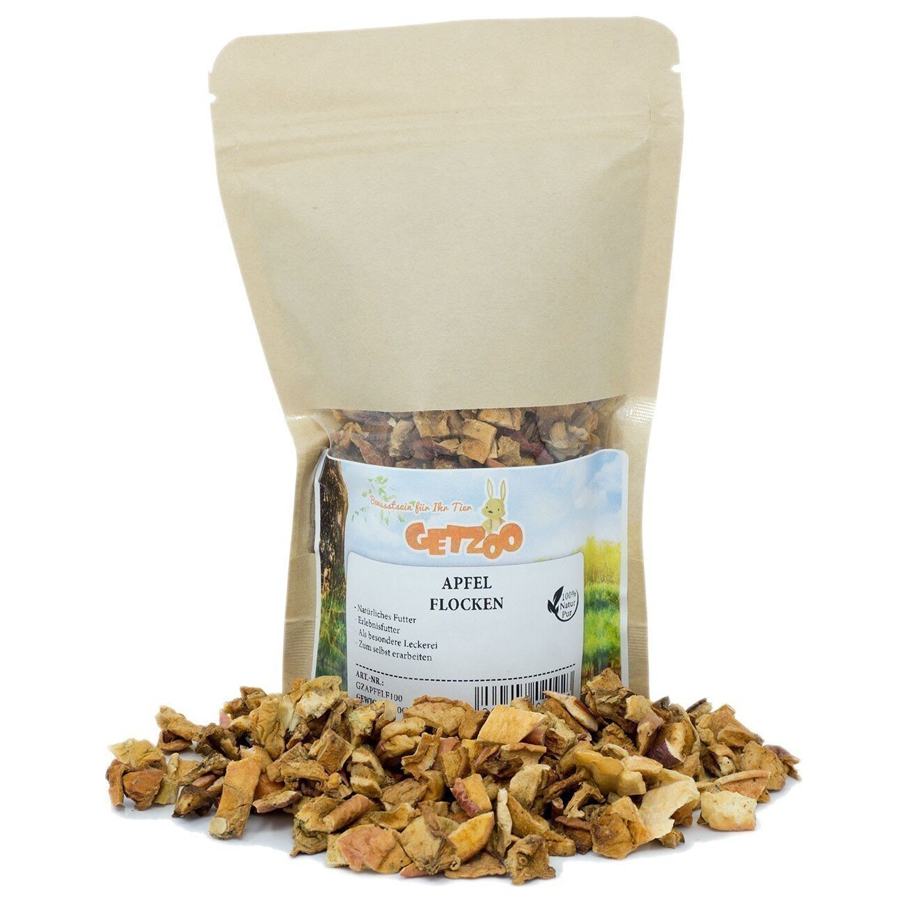 Getzoo Apfelflocken 100g