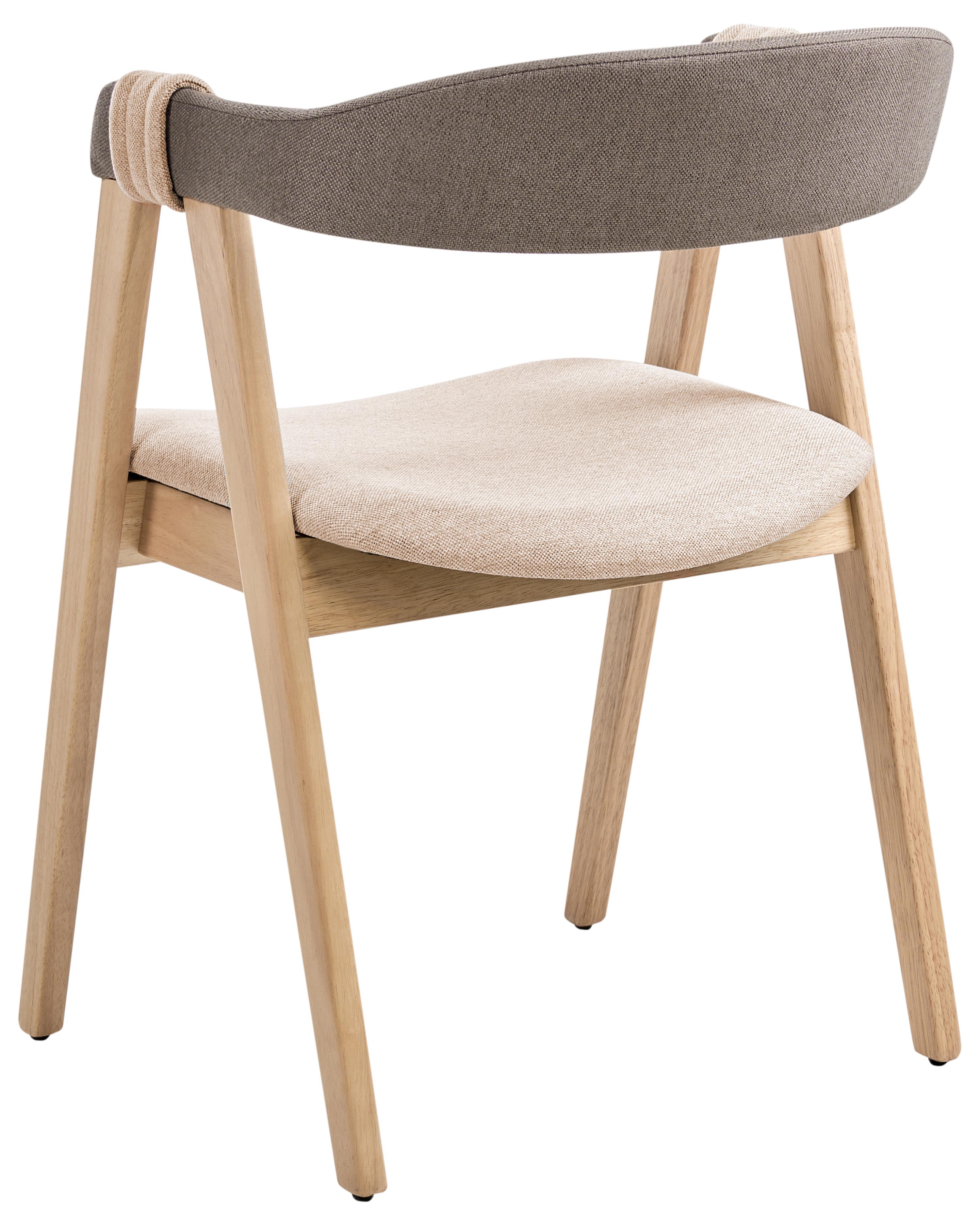 Set van 2 eetkamerstoelen DAY Lichtbruin/taupe