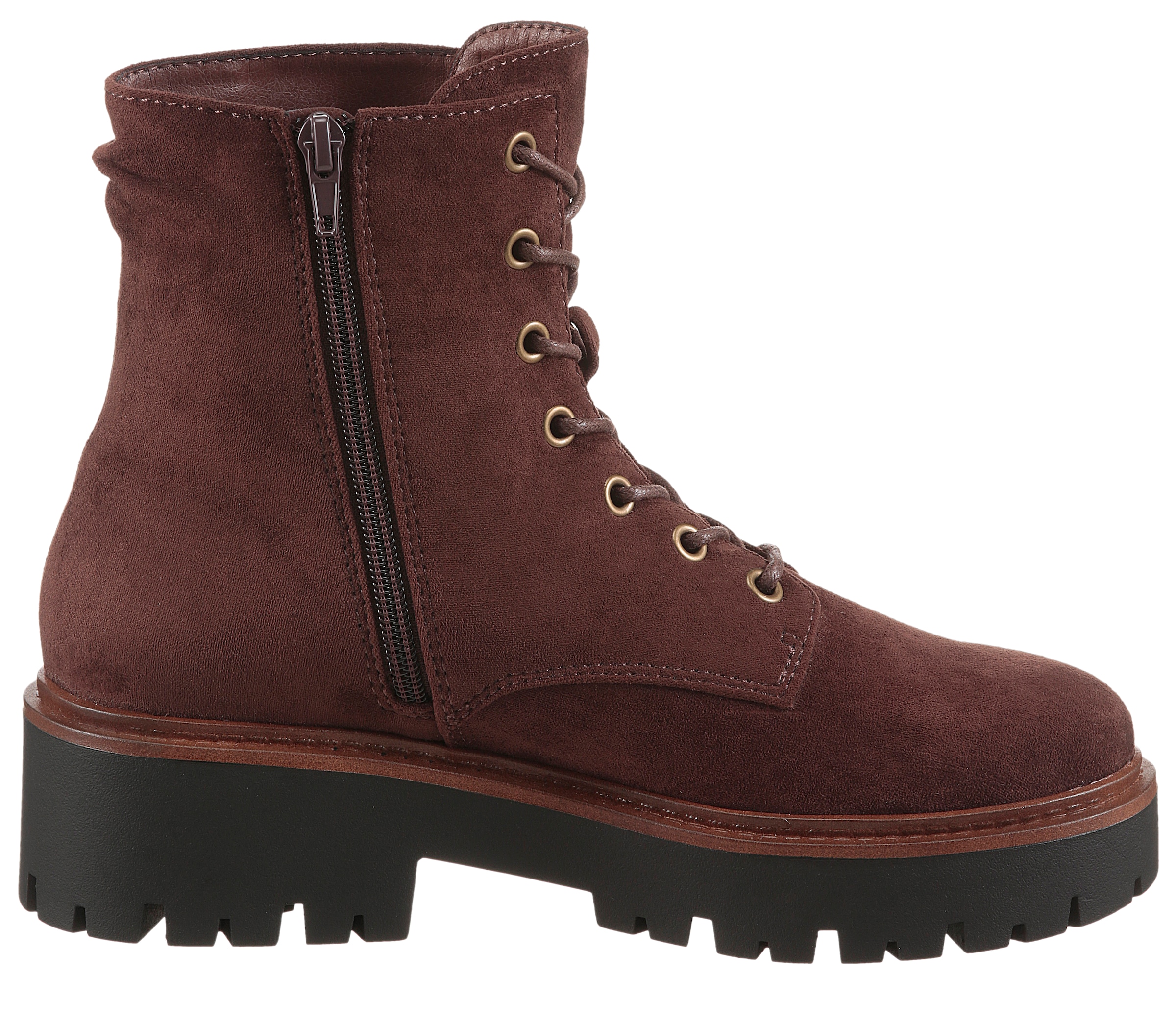 Aniston SHOES Schnürboots  , Stiefelette, Schnürboots, Blockabsatz - NEUE KOLLEKTION