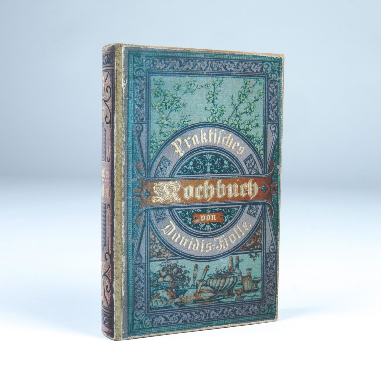 Buchhülle 'Praktisches Kochbuch', T 3 cm, B 14 cm, H 21 cm von fischer's lagerhaus