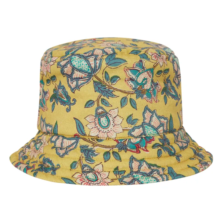 Louise Misha Chapeau Fleuri Afid | Jaune moutarde