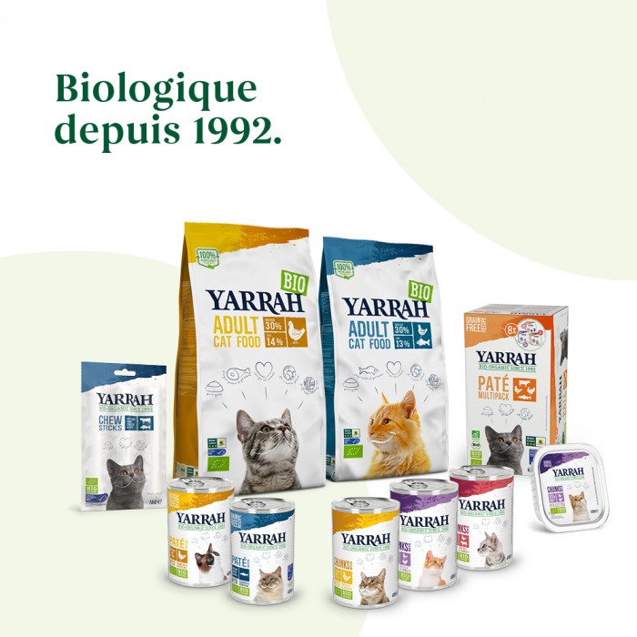 Yarrah bouchées bio - Lot 12 x 405g