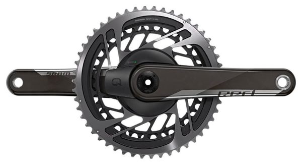 Pédalier Quarq Capteur de Puissance Sram Red D1 DUB 48-35 Dents 2x12V (sans boitier) Noir