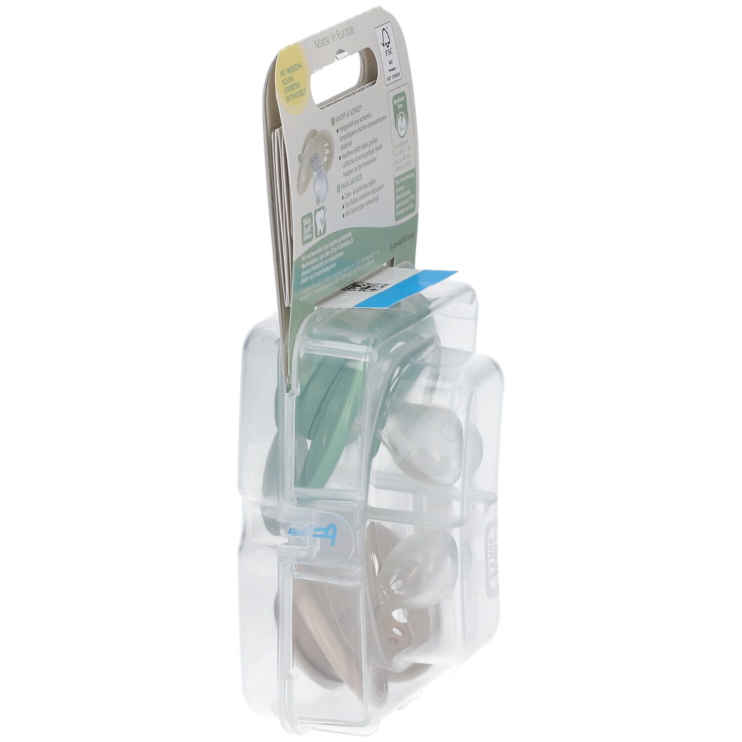 MAM Original Pure Silikonschnuller 16+ Monate, Wolf/ Hase