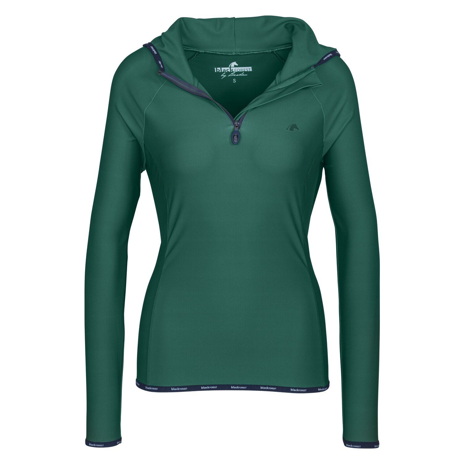 black forest Funktionsshirt mit Kapuze  - race green