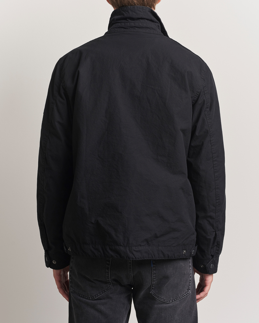 Barbour International Drifter Washed Wax Jacket Black