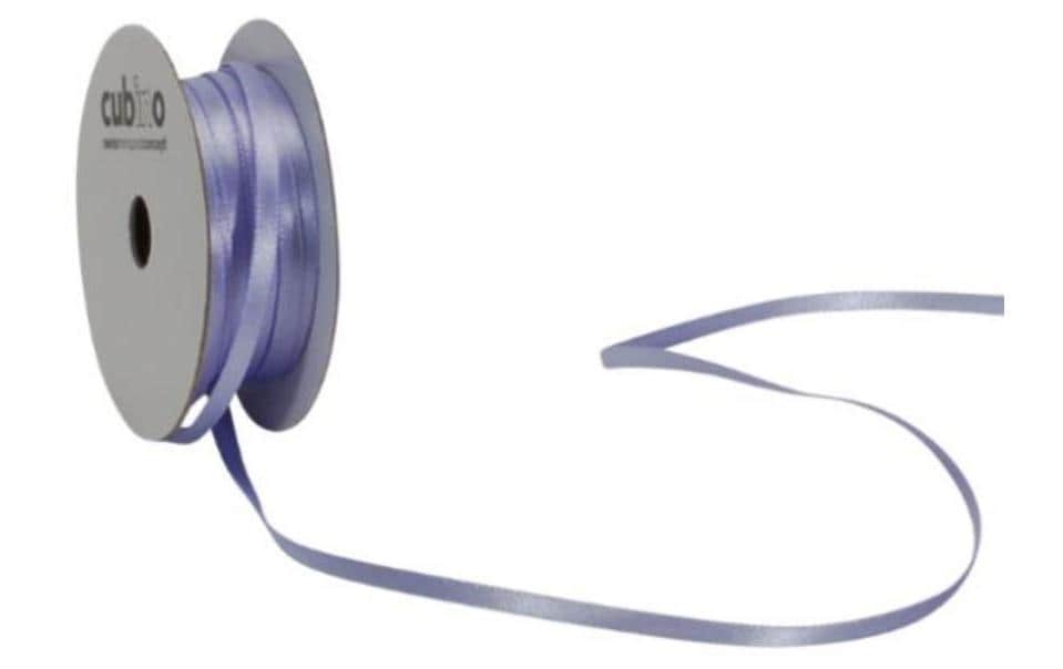 Satinband 3 mm x 8 m, LilaBand für Geschenke