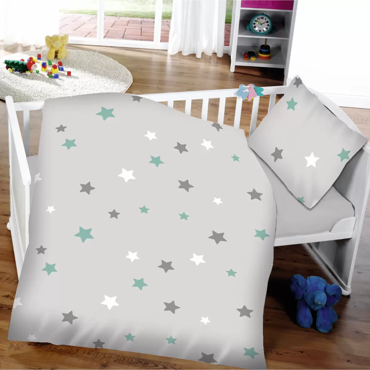 5-tlg Baby Starter Set Starlight Grau