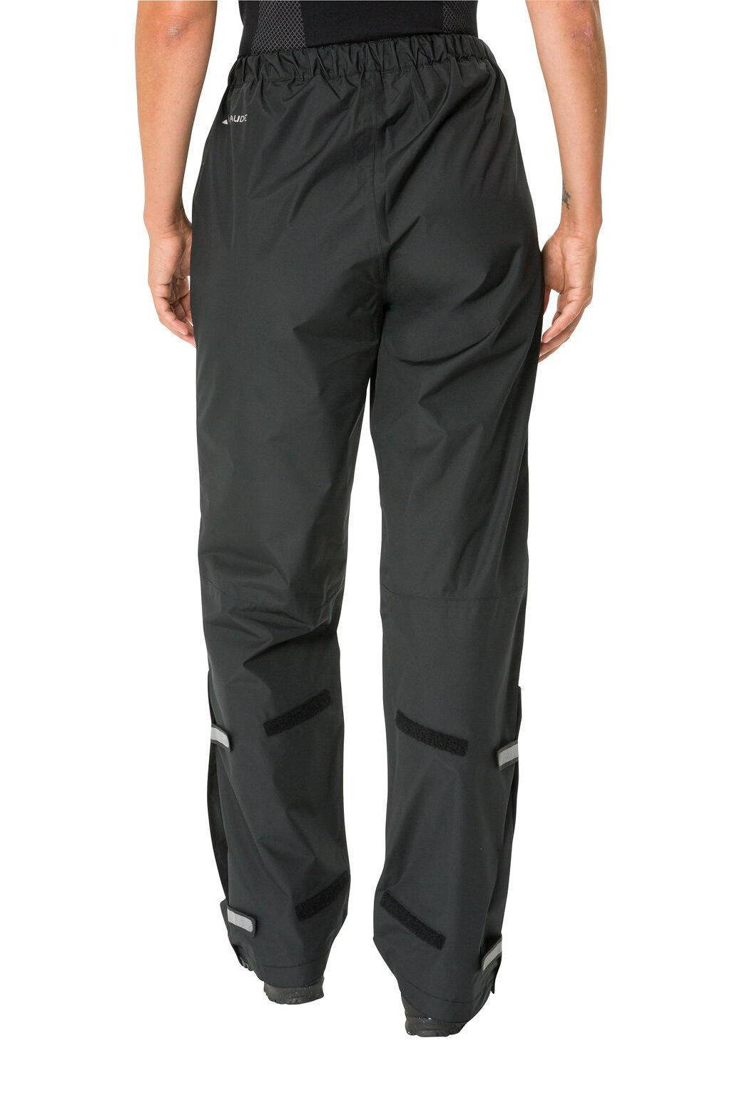 VAUDE regenbroek Fluid zwart