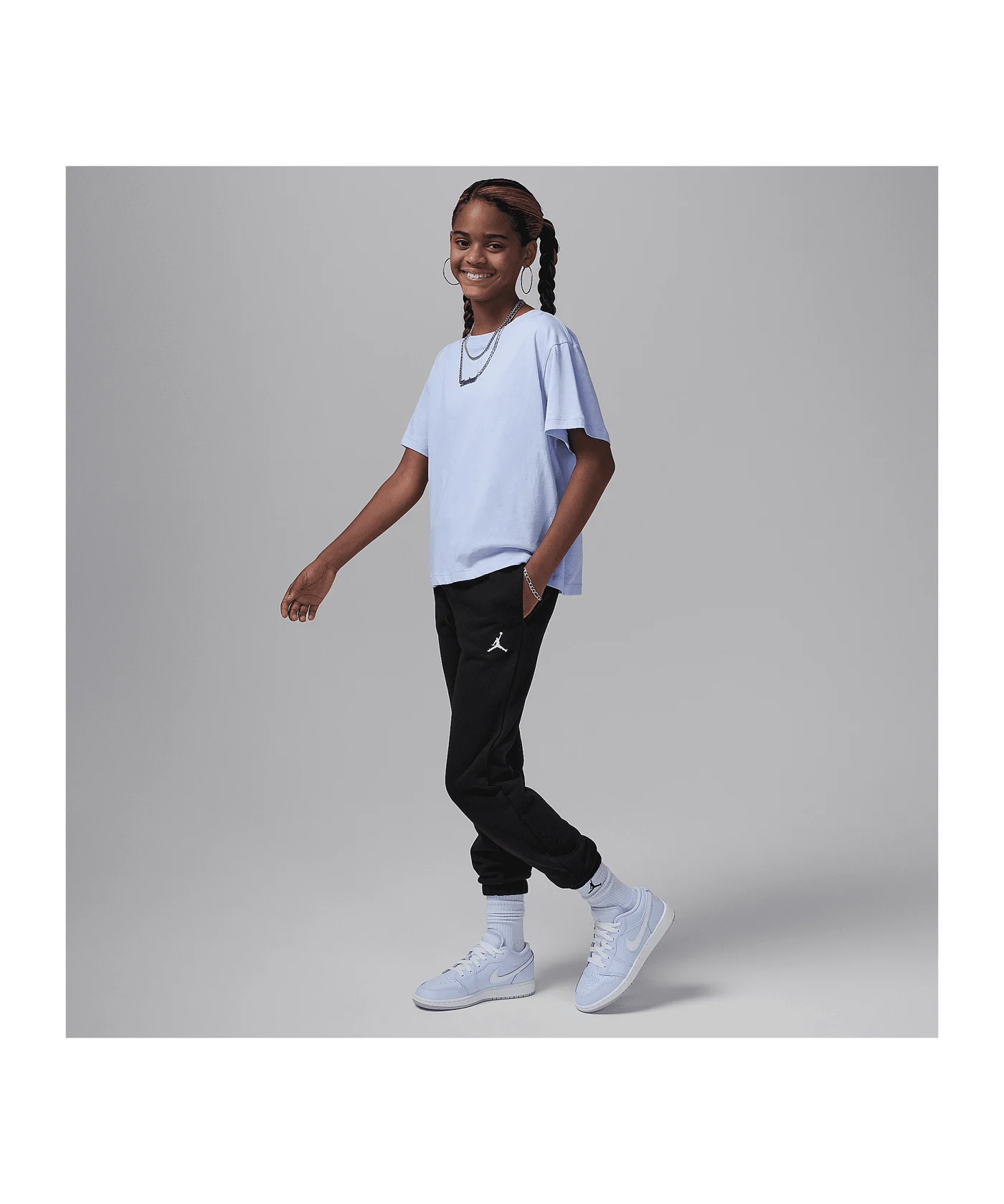 Jordan Air Jordan 1 Low (GS) Sneaker Kids Blau F400