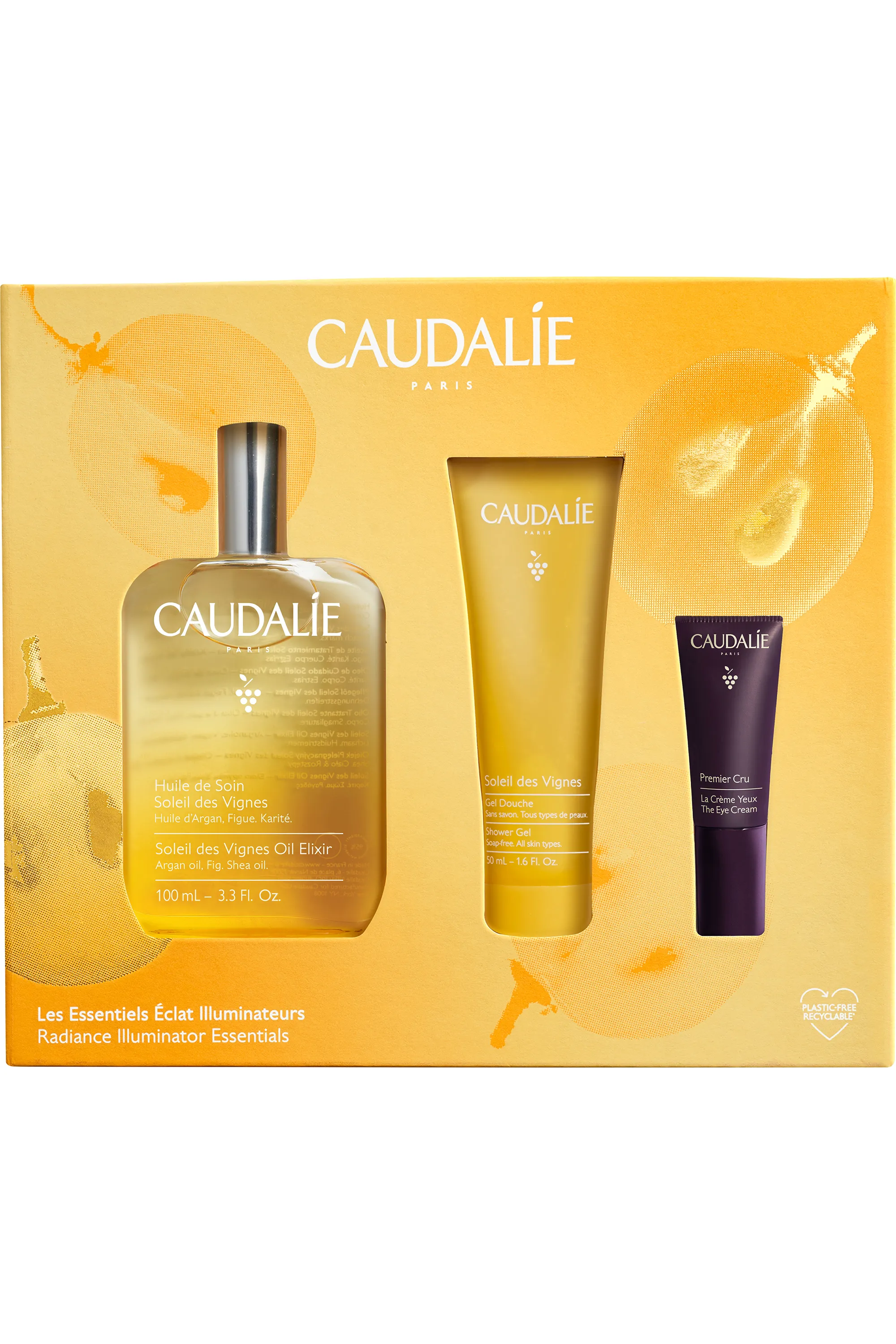 Caudalie Coffret Les Essentiels Eclat Illuminateurs dont 2 soins offerts