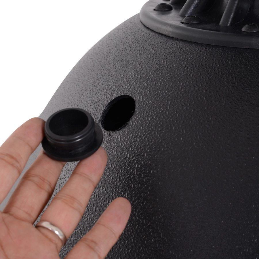 HOMCOM Standboxsack schwarz