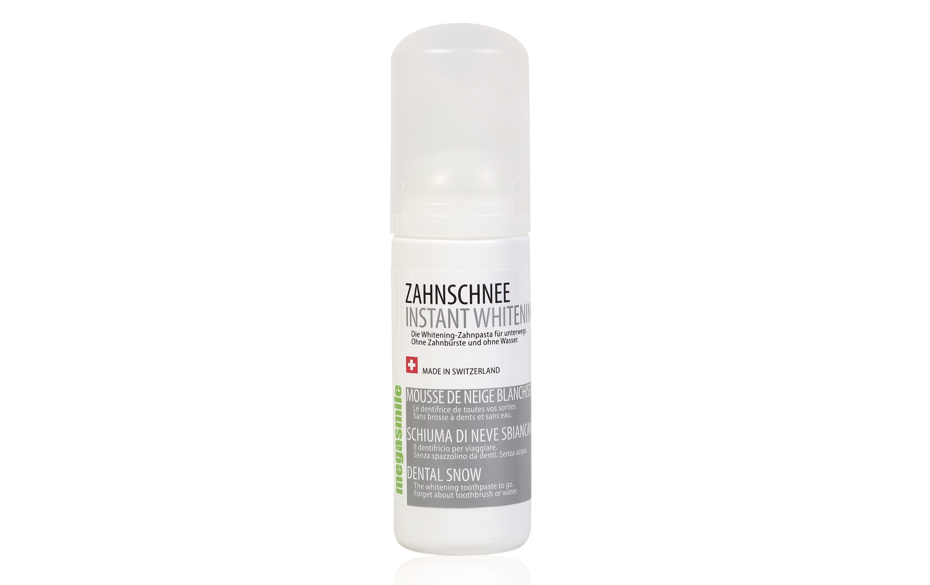 Zahnpasta Instant Whitening 50 mlWhitening-Schaum für unterwegs