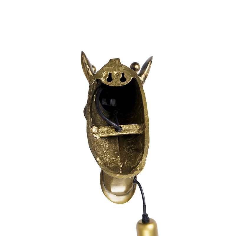 Smart wandlamp messing incl. Wifi G95 - Animal Giraf