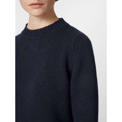 Damenpullover mit Knopfleiste, Dunkelblau