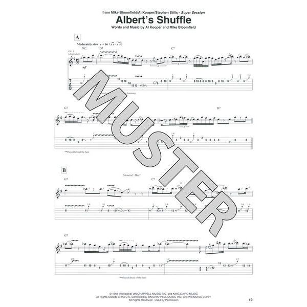 Hal Leonard Tab+ 25 Top Blues Songs