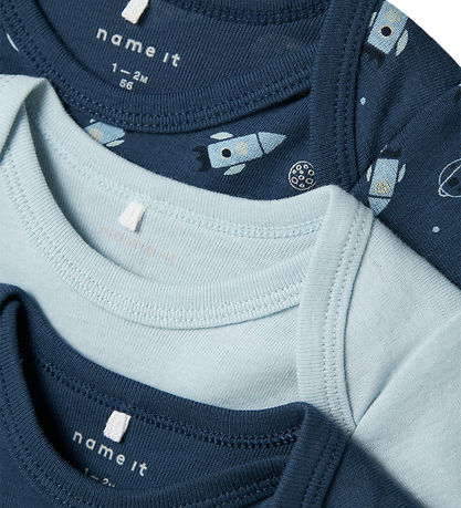 Name It Body L/æ - Noos - NbmBody - 3er-Pack - Dark Denim